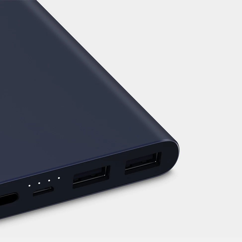  Xiaomi 10000 mAh Mi Power Bank 2S Dual USB Output fast charge two-way in lithium polymer Battery li