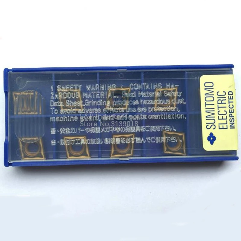 

New Original Sumitomo CCMT09T304N-MU AC630M Carbide Inserts CCMT 09T304 N-MU AC630M Cutting Blade Tool For Stainless Steel