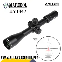 MARCOOL EVV 4,5-18x44 SFRLIR FFP оптика Riflescope боковой Параллакс тактические охотничьи прицелы прицел для снайперская винтовка для страйкбола