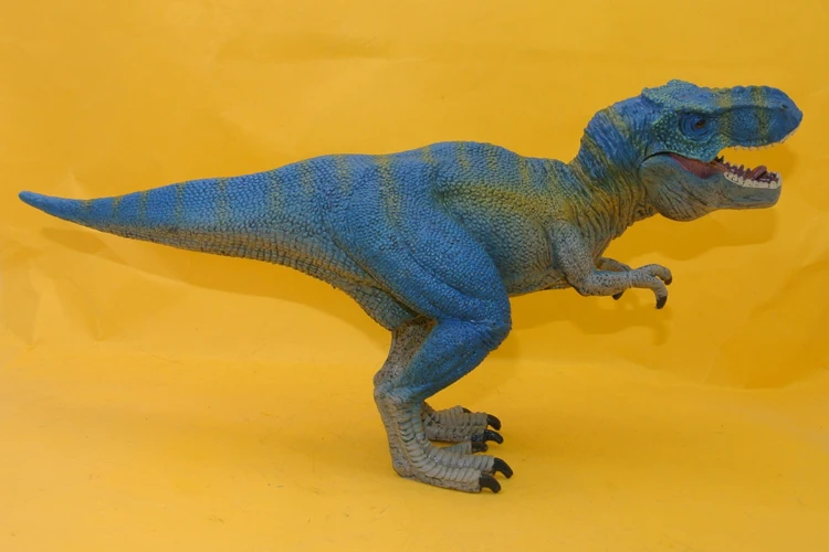 

Hot toys Blue Tyrannosaurus Rex Jurassic Plastic Dinosaur Toys Model Action Figures Boys Gift toys for children