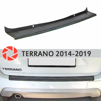 

Plate cover rear bumper for Nissan Terrano 2014-2019 guard protection plate car styling decoration accessories molding