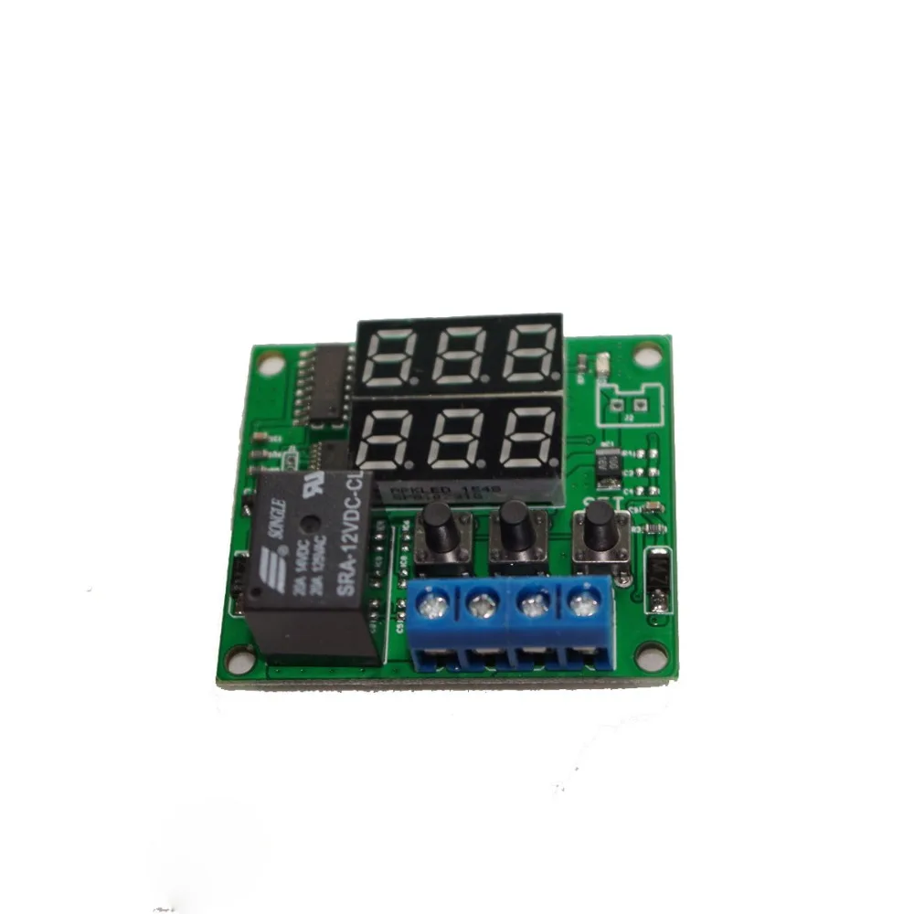 

SRA-12VDC-AL digital display time relay 12V delay timed loop relay module