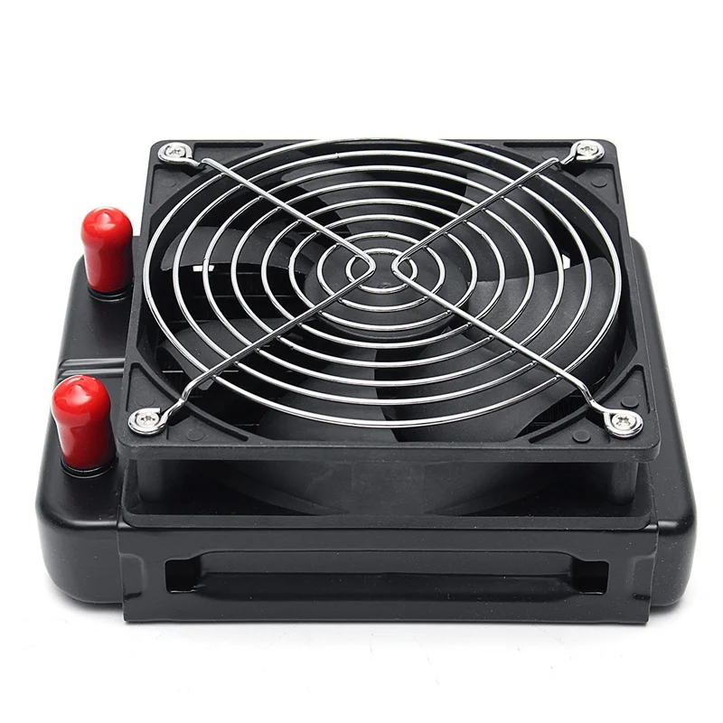 

144W Semiconductor Refrigeration Thermoelectric Peltier Dual Chip Cooling System US Plug Computer water Cooling Cooler For CPU