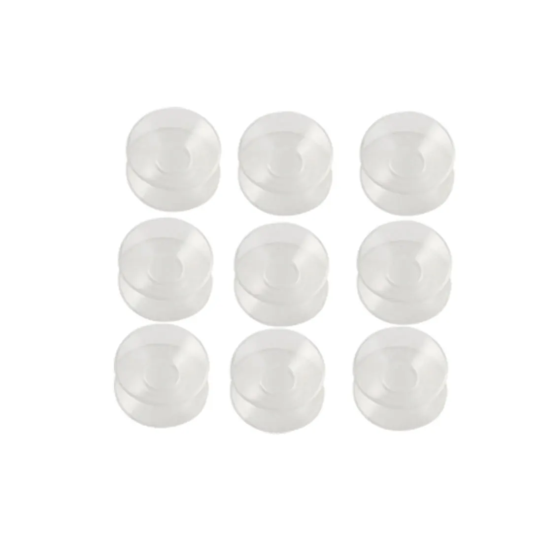 UXCELL Car 9 Pcs Clear Soft Plastic Double Sided Suction Cup cup suction