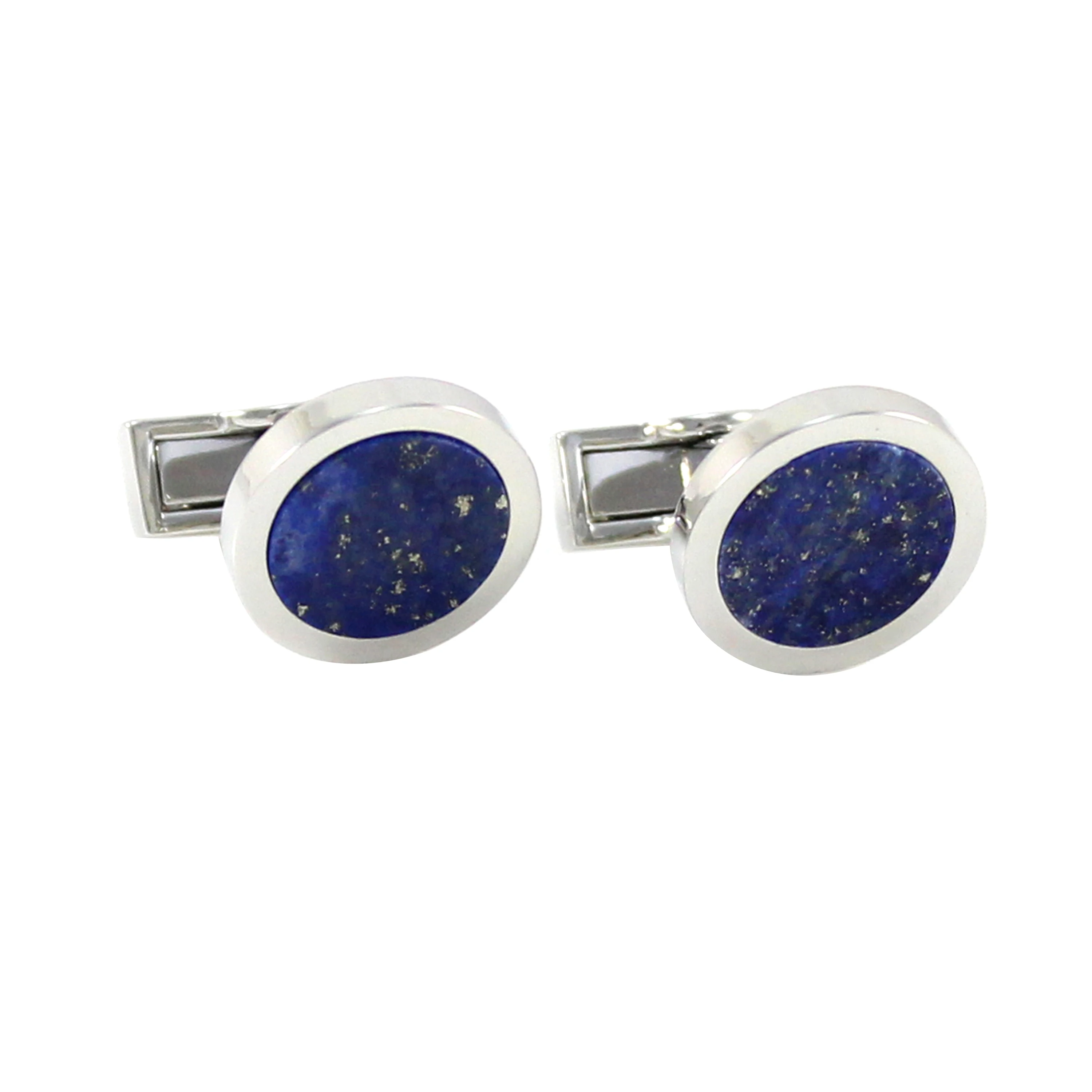 

Classic Round Genuine Lapis Lazuli Cuff Links Father's Day Gift Cuff Links Birthday Wedding Gifts Cuff Links