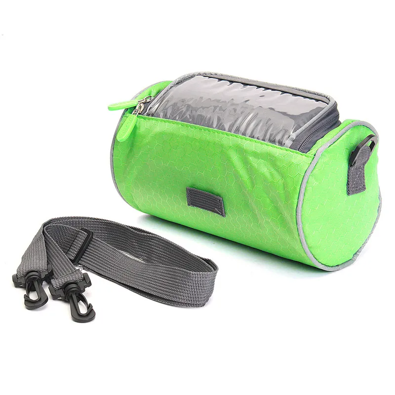 Best 3 in 1 Touch Screen Bicycle Front Tube Bag 22x12x12cm Cycling Handlebar Bag MTB Bike Frame Pannier Bike Phone Bags Accessories 3