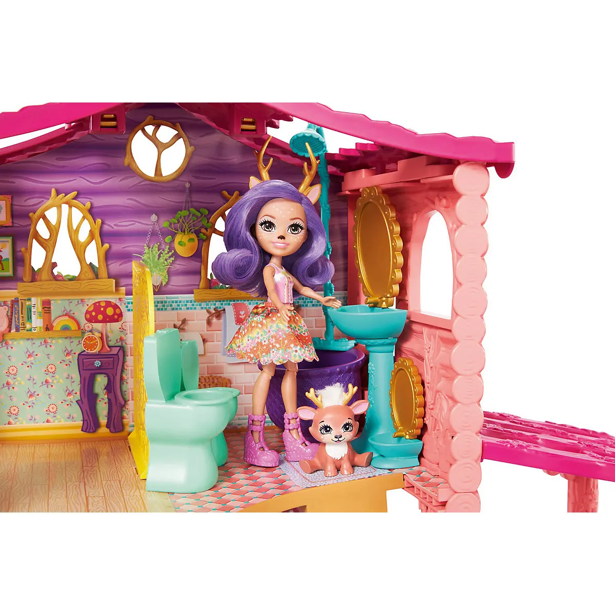 Игровой набор Enchantimals Домик Данессы Оленни
