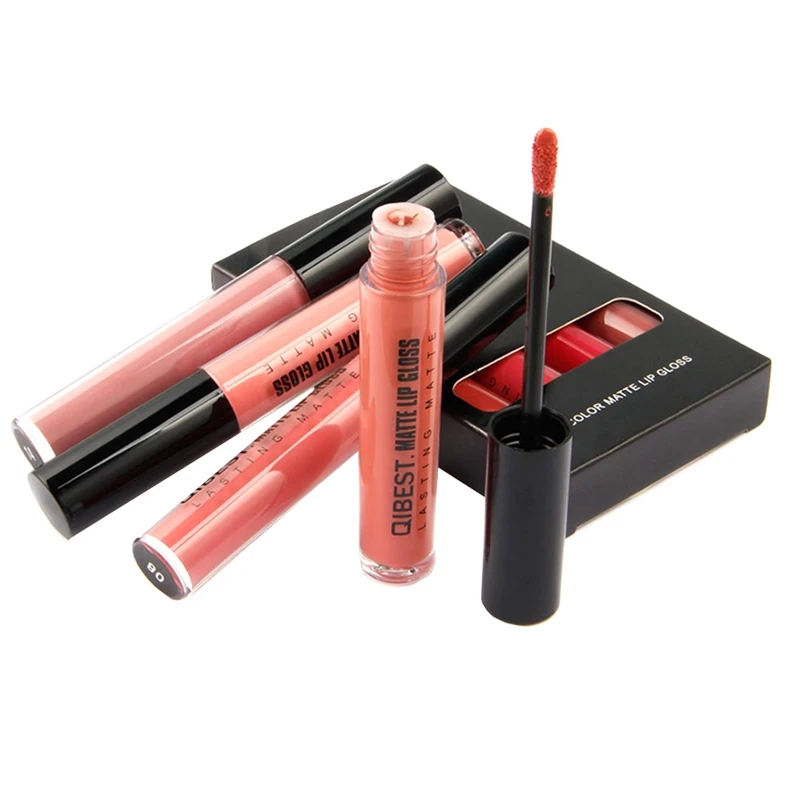 

4pcs/lot Matte Lipstick Waterproof Makeup Lip Gloss Liquid Lip Stick Top Quality Long Lasting Lipgloss Sexy Cosmetics Lips
