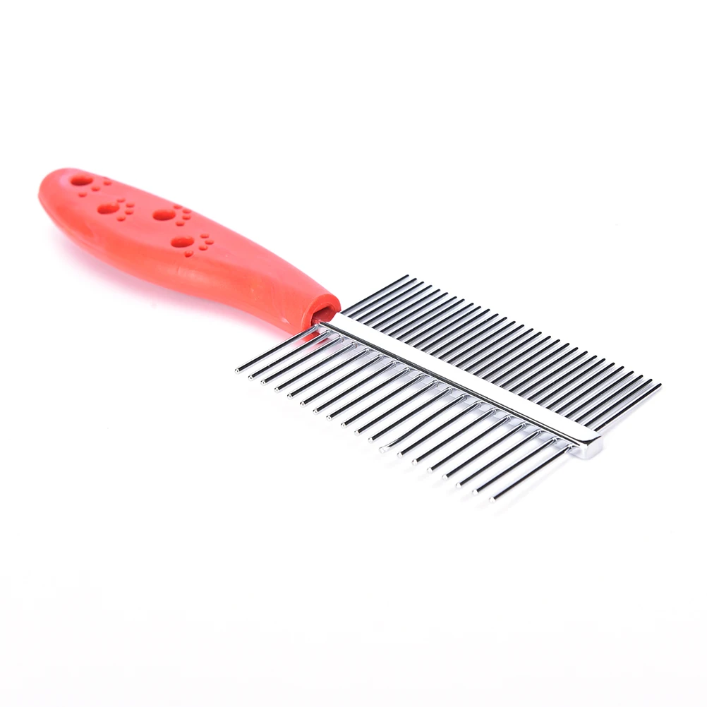 1 PCS Anti static Pets Hair Grooming Comb Two sized Stainless Steel