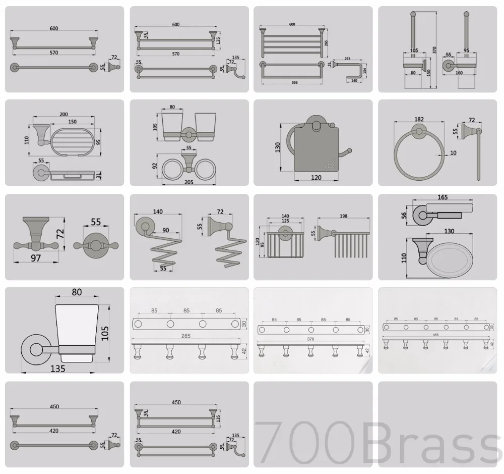 High Quality bathroom towel bars accessories
