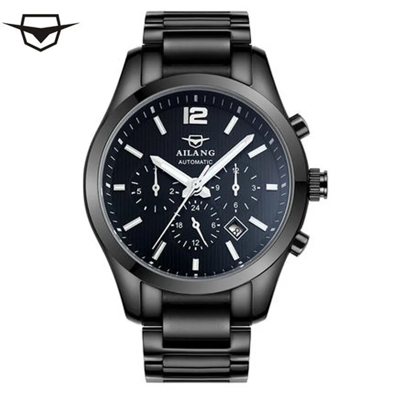 

New, AILANG, relogio men, Swiss watches, automatic mechanical watches, men's stainless steel waterproof multi-function watches