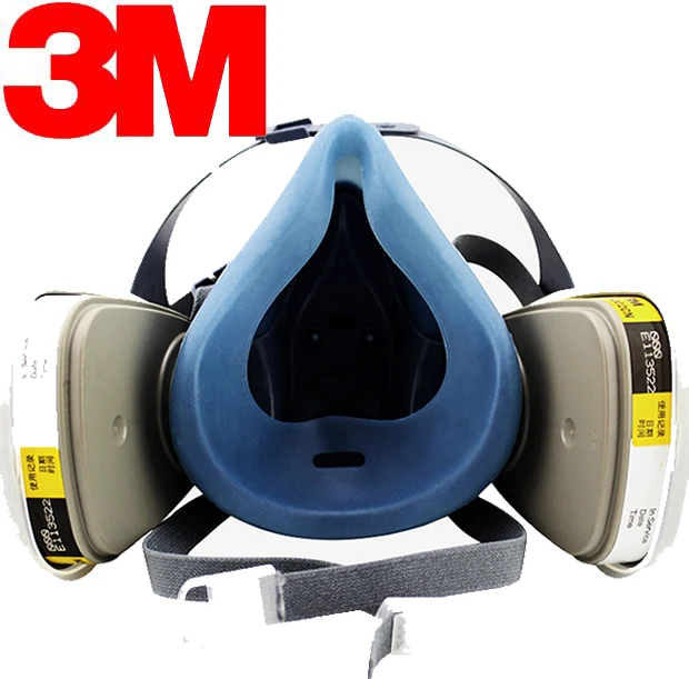 

3M 7502 Dust Mask 7 In 1 Suit Respirator Breathable Organic Acid Gas Chlorine SO2 With 6002CN 5N11 Filter 501 Masks Accessories