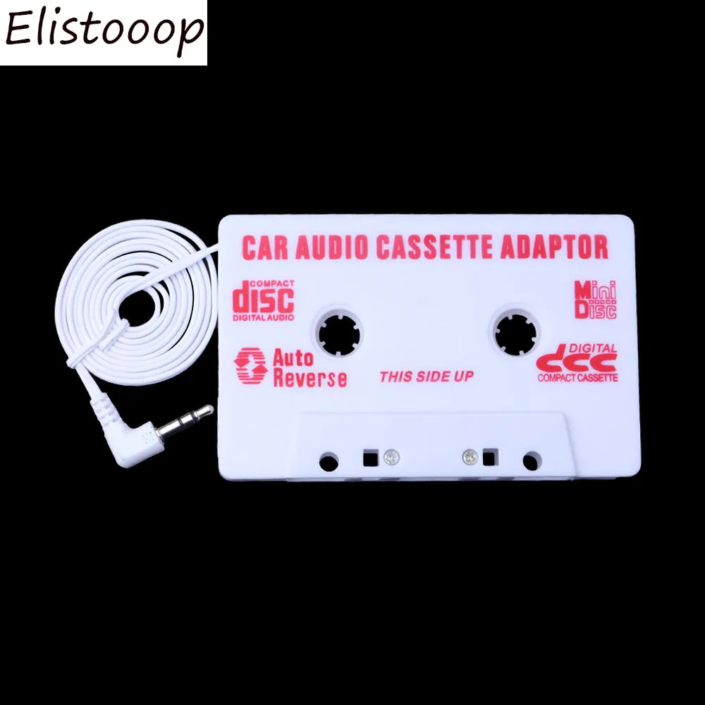 

Elistooop AUTO Universal Car Cassette Tape Audio Adapter Stereo Converter For Iphone Ipod MP3 AUX CD 3.5 MM Auto Car-styling