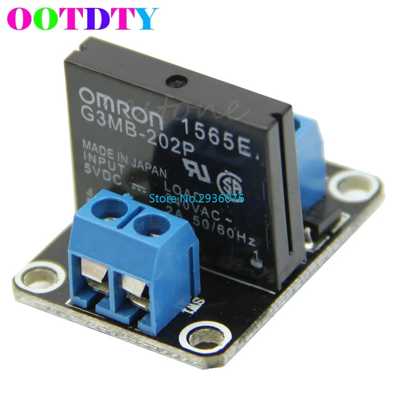 

1 Channel DC 5V Solid-State Relay Module Low Level Trigger 2A For Arduino APR12_30