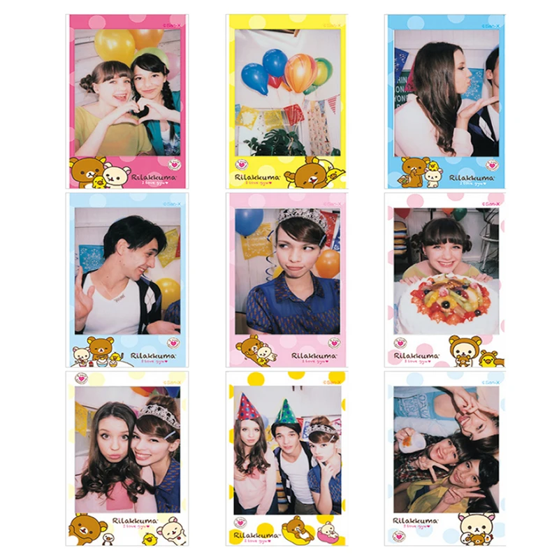 Fujifilm Instax Mini Rilakkuma I Love Gyu Instant 10 пленка для Fuji 7s 8 + 9 25 50s 70 90 300 SP 1 2 принтера|instax mini|fujifilm