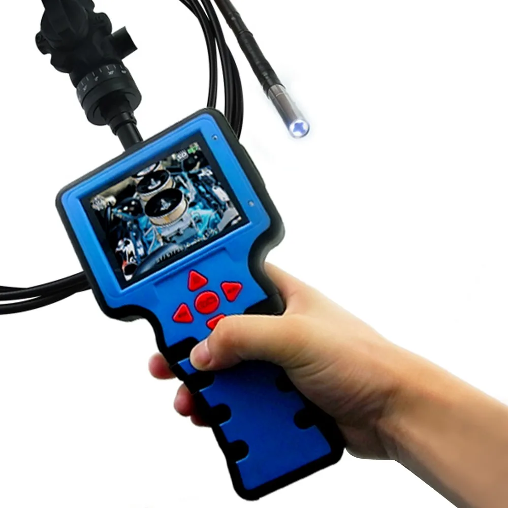 Industrial 2 Way Rotation 3Meter 3M Borescope Endoscope Snake Scope 5.5mm Diameter Video