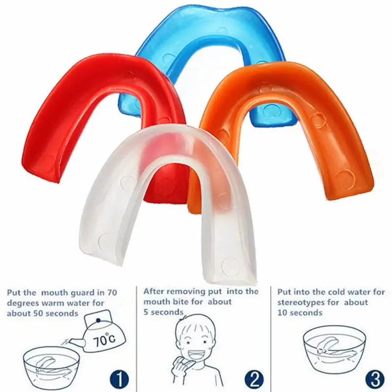 

Hot Sale Professional Fitness Sport Mouthguard Mouth Guard Teeth Protector For Boxing MMA Football Basketball Karate Muay Safety