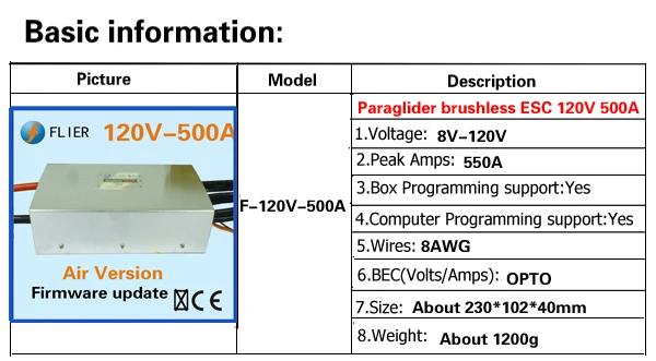 Водяное охлаждение 50 кВт 154120 бесщеточный двигатель и HV 120V 500A бесщеточный контроллер для RC автомобиля ESC с регенным тормозом