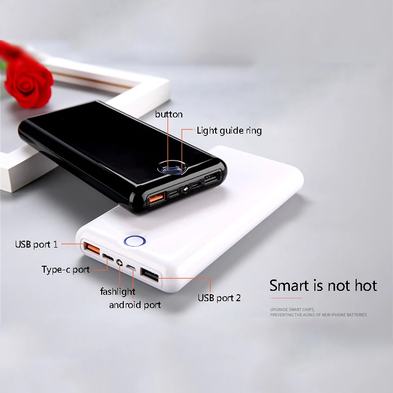 Fashion Quick Charge 3.0 Power Bank 30000mAh 2 Outputs Dual USB QC3.0 External Battery Charger Powerbank For Xiaimi Mobile Phone Fashion Quick Charge 3.0 Power Bank 30000mAh 2 Outputs Dual USB QC3.0 External Battery Charger Powerbank For Xiaimi Mobile Phone