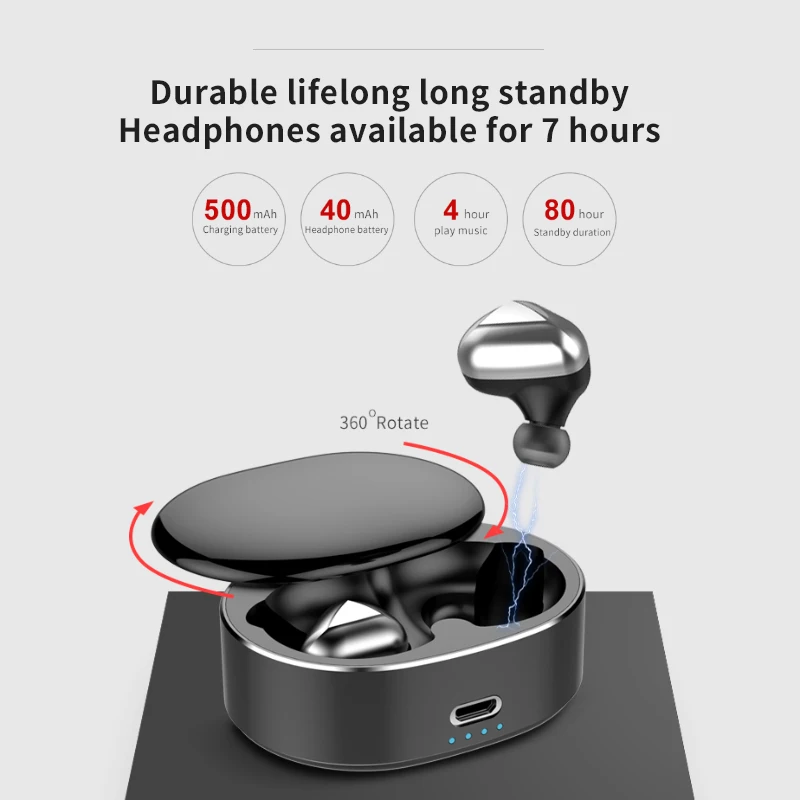 Bluetooth 5 0 наушники TWS беспроводные Blutooth Handsfree мини спортивные игровая гарнитура