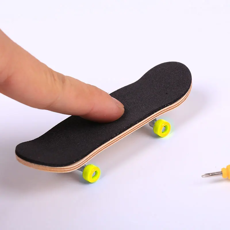 Креативный полный деревянный Fingerboard Finger скейт доска мини скейтборд для пальцев