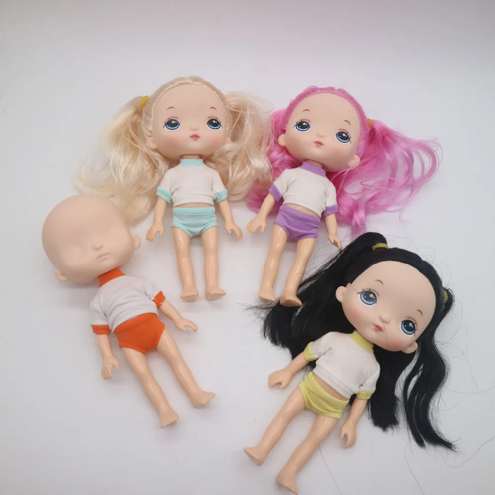 

16cm dolls like holal doll,body changed face can diy