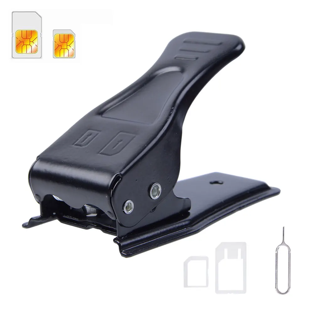 

2 in 1 Micro And Nano SIM Card Cutter Repairing Tool For iphone for Samsung With SIM Card Ejector and Adapters