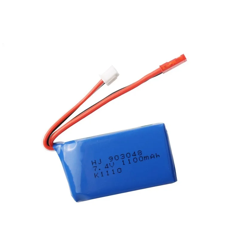 3 шт. литий полимерные аккумуляторы для Wltoys A949 A959 A969 A979 K929 7 4 В 1100 мАч 903048 25c|Детали и