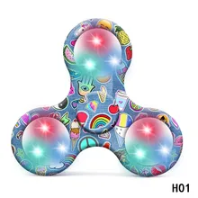 Funny Multicolor Fidget Spinner Leisure Decompression Gyro ADHD Stress Relief Toy For Kids With With Autism