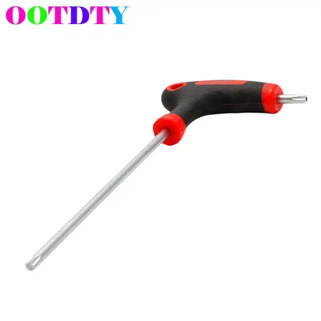 OOTDTY T Handle Grip Torx&Hex Allen Key Screwdriver Driver Tool T10/T15