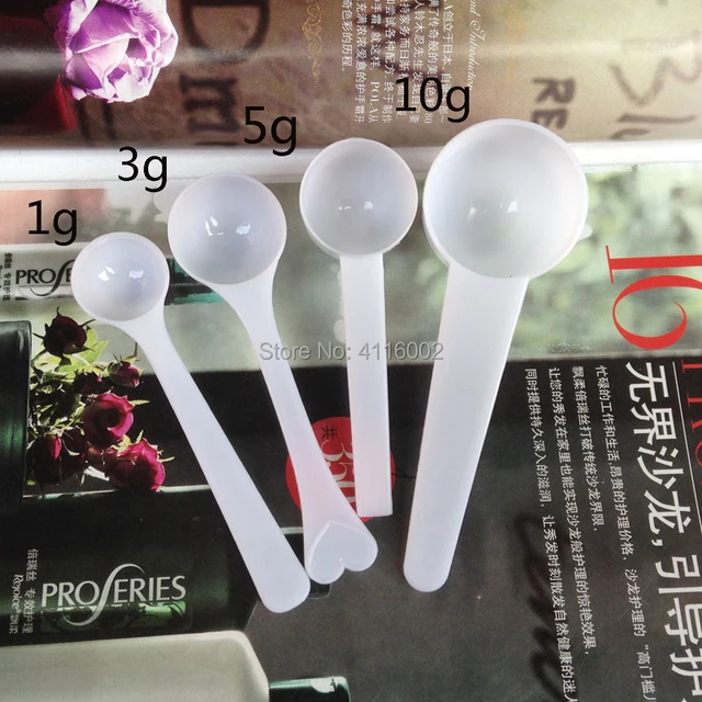 100pcs/lot 50ML Plastic Measuring Scoop 25 gram Spoon 25g Measure Spoons  Kitchen Tools - white free shipping - AliExpress