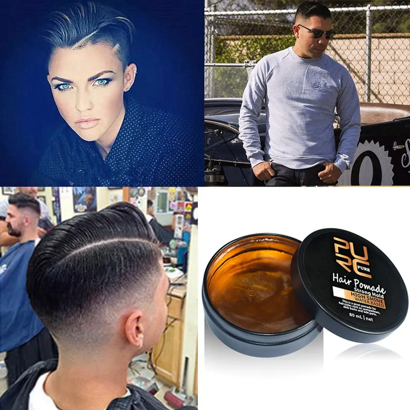 Men Strong Hold High Shine Natural Look Hair Pomade Ancient Hair Cream Product Hair Pomade For Hair Styling New Arrival Hot Sale