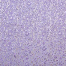 Новое поступление пряжа окрашенная парча фиолетовая улыбка цветок ткань для фетр для пэчворка ткань telas платье простыня cos play 100x75cm