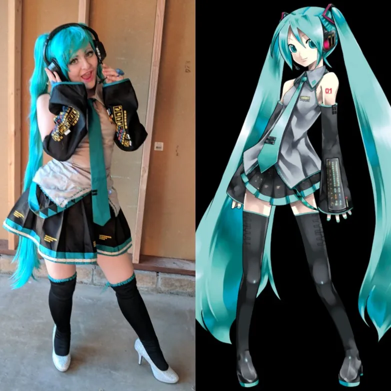 Cheap Anime Dress Cosplay - Re: Zero Emilia Cosplay Costume - Re:Zero