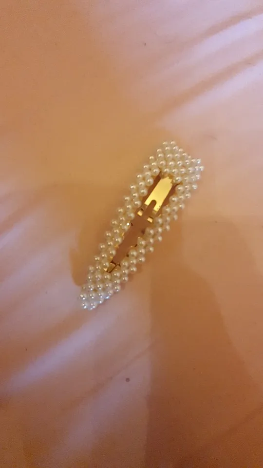 Barrette Perles Fantine - Or photo review