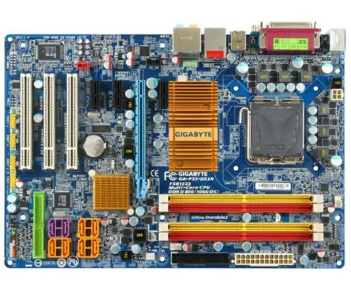LGA775 DDR2 для Gigabyte оригинальная бывшая в употреблении материнская плата