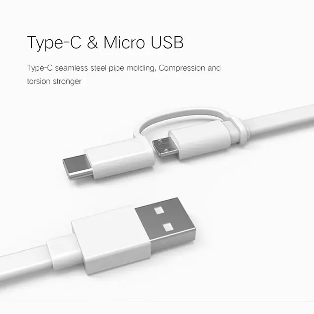 2 in 1 Micro USB Typc C Cable Huawei P20 Pro Fast Charger 2A 2 in 1 Micro USB Typc C Cable Huawei P20 Pro Fast Charger 2A