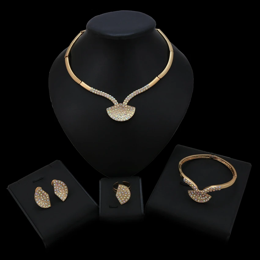 

YULAILI Women African Mother and Daughter Necklace Jewelry Sets