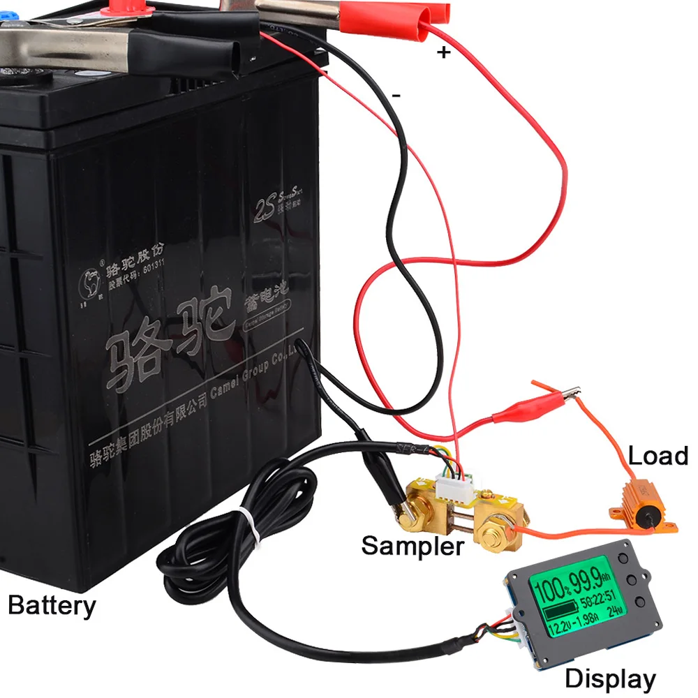 TF01N 80 в 50A кулометр для батареи Емкость дисплей тестер Электрический инструмент параметров дисплей питания монитор 12000758