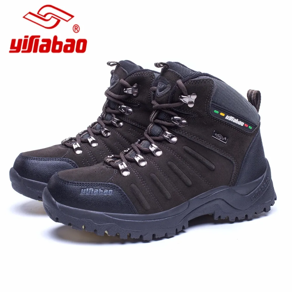 

YiFiaBao Winter Men Boots Rubber Round Toe Shoes Plush Snow Boots Ankle Free Shipping