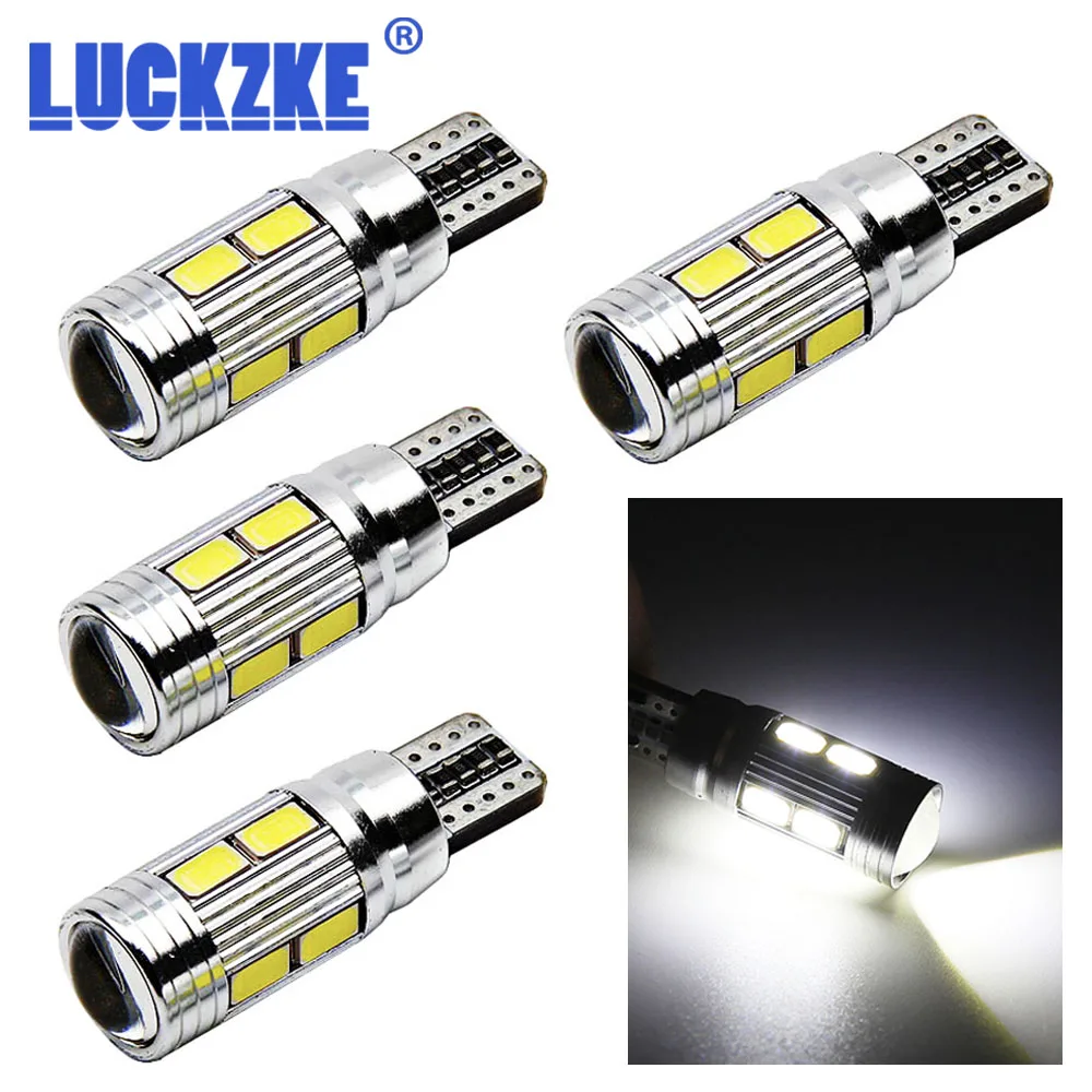 4 шт. светодиодный чистый белый 194 W5W 168 5730 10 SMD Canbus Автомобильный супер яркий для