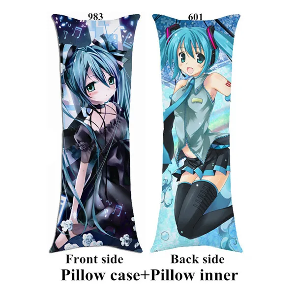 New Arrival Anime Hatsune Miku girl long body Pillow within inner