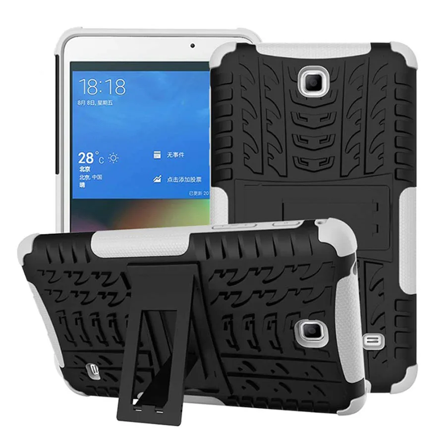 Shockproof Case For Samsung Galaxy Tab 4 7.0 inch SM-T230 T231 Removable Armor Hard Cover Kickstand Stand Tablet Case +Pen+Film (17)