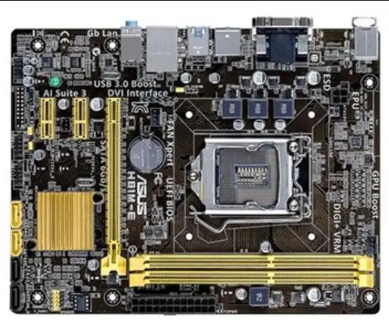 Разъем LGA1150 USB3.0 SATA3 для ASUS H81M-E используется настольный для Intel H81 материнская плата DDR3