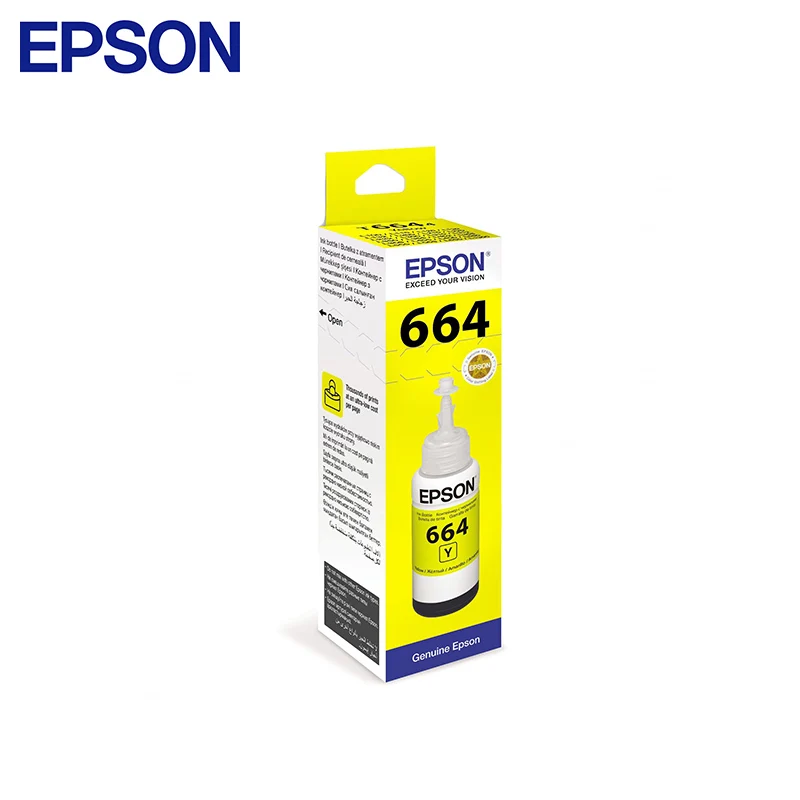 Картридж Epson T6644 C13T66444A Желтый (для L132/L222/L366/L486) | Компьютеры и офис