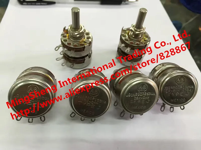 

Гарантия качества, двойной потенциометр JDIN200P502UA JDIN200P 102 103 203 5K 10K 1K 25K (переключатель)