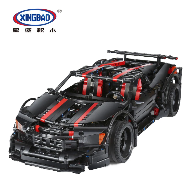 2018 New City Racer the Ultimate Sports Racing Car Compatible Legoinglys Technic Model Building Blocks Bricks MOC Car Toys