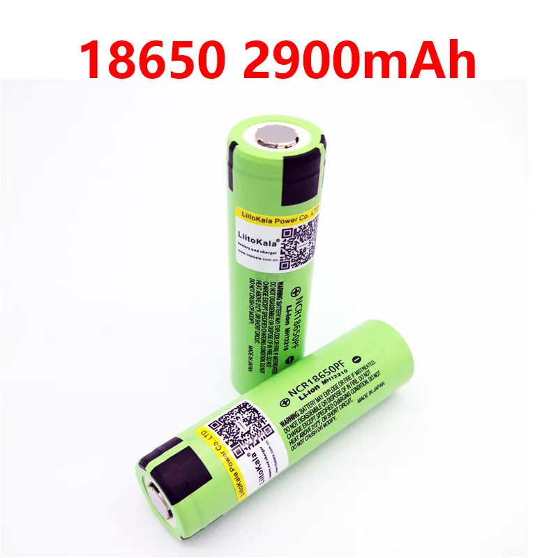 2 шт. новый литий-ионный аккумулятор liitokala lii - 29PF 18650 2900 мАч NCR18650PF для электронной
