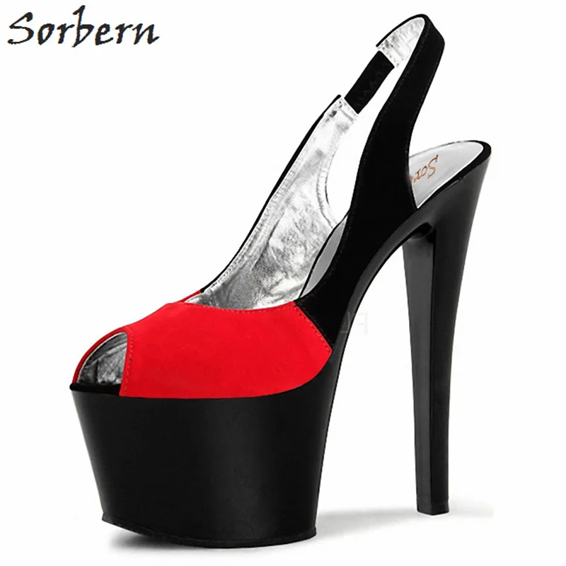 Sorbern Slingback Pump Shoes Women High Heels Women Pumps Autumn 2018 Heels Big Size Peep Toe Heels Slip On Heels Custom Color цена Sorbern Slingback Pump Shoes Women High Heels Women Pumps Autumn 2018 Heels Big Size Peep Toe Heels Slip On Heels Custom Color цены онлайн