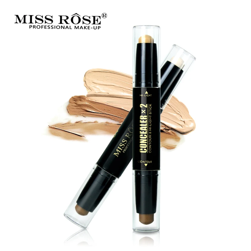 

Miss Rose Double Head Perfect Cover Face Concealer Cream Contour Makeup Stick Concealer Makeup Foudantion